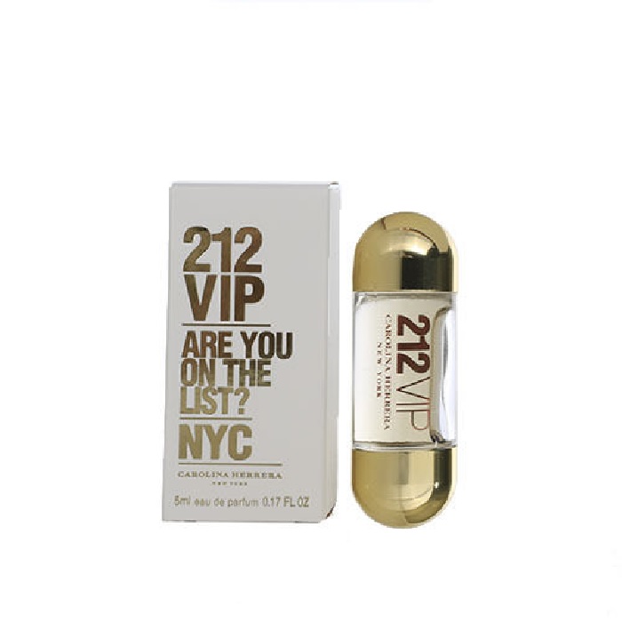 212 VIP Mini Perfume by Carolina Herrera 0.17oz / 5ml Eau De Parfum for Women 212 VIP Mini Perfume by Carolina Herrera 0.17oz / 5ml Eau De Parfum for Women